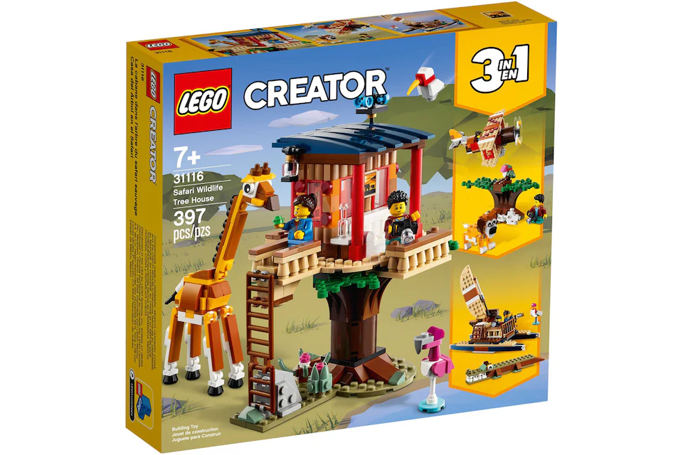 LEGO Creator Safari Wildlife Tree House Set 31116