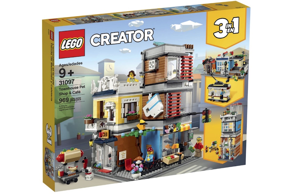 ajuste Napier Ernest Shackleton LEGO Creator Townhouse Pet Shop & Cafe Set 31097 - US