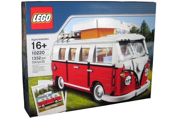 Set de Camper LEGO Creator Volkswagen T1 10220 (1332 piezas) Rojo