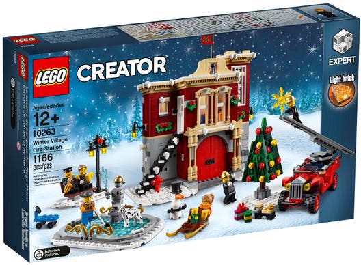 LEGO Creator Winter Village Fire Station Set 10263 - US