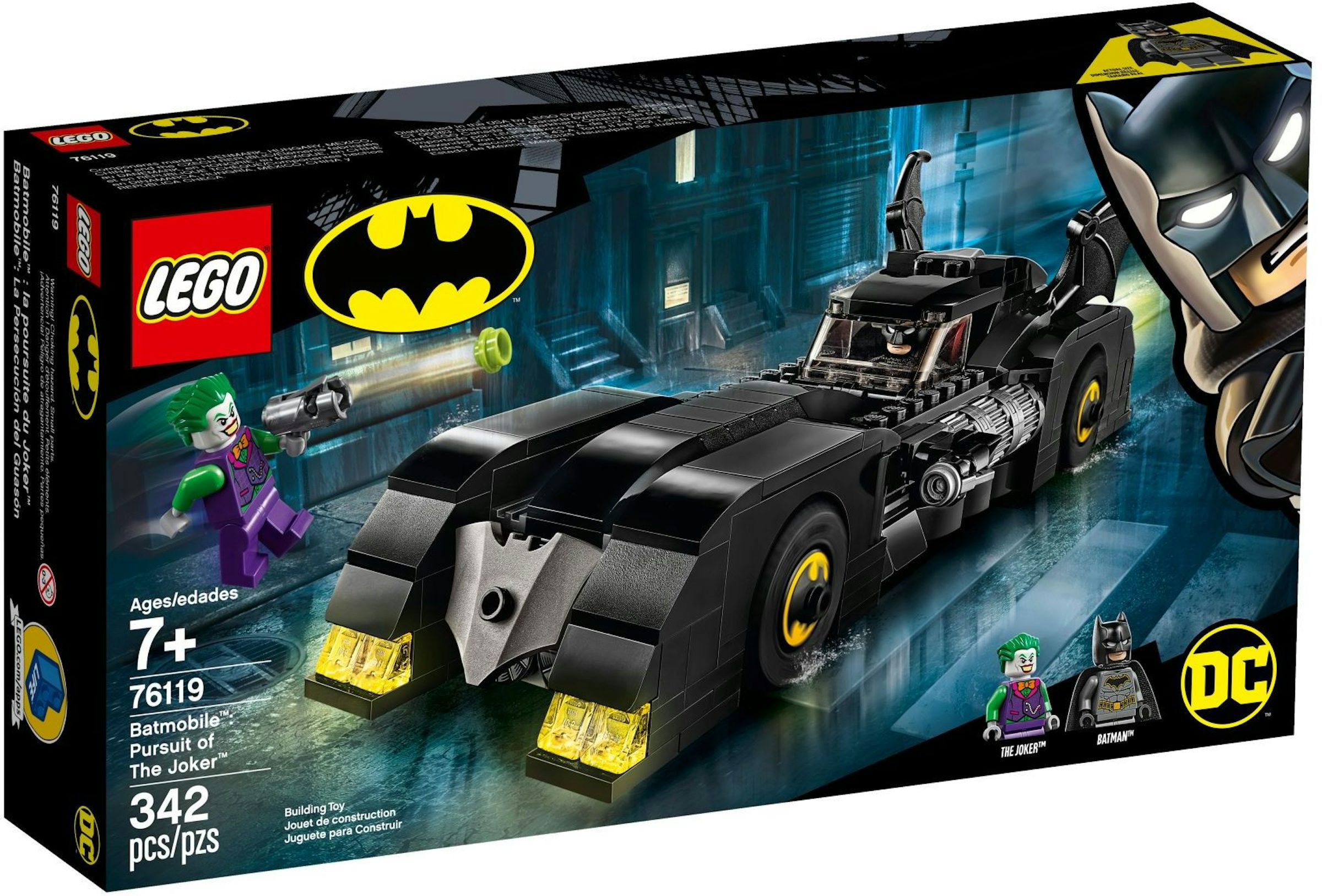 LEGO DC Batman Batmobile Pursuit of The Joker Set 76119 - US