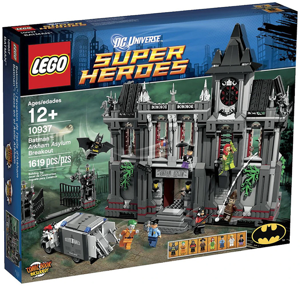 LEGO DC Comics Super Heroes Batman: Arkham Asylum Breakout Set 10937 - US