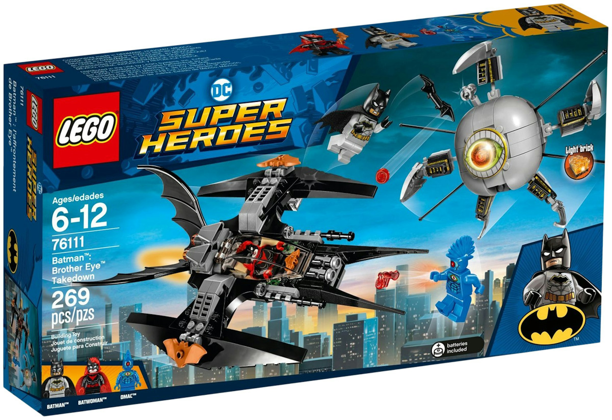 LEGO DC Comics Super Heroes Batman: Brother Eye Takedown Set 76111 - FW18 US