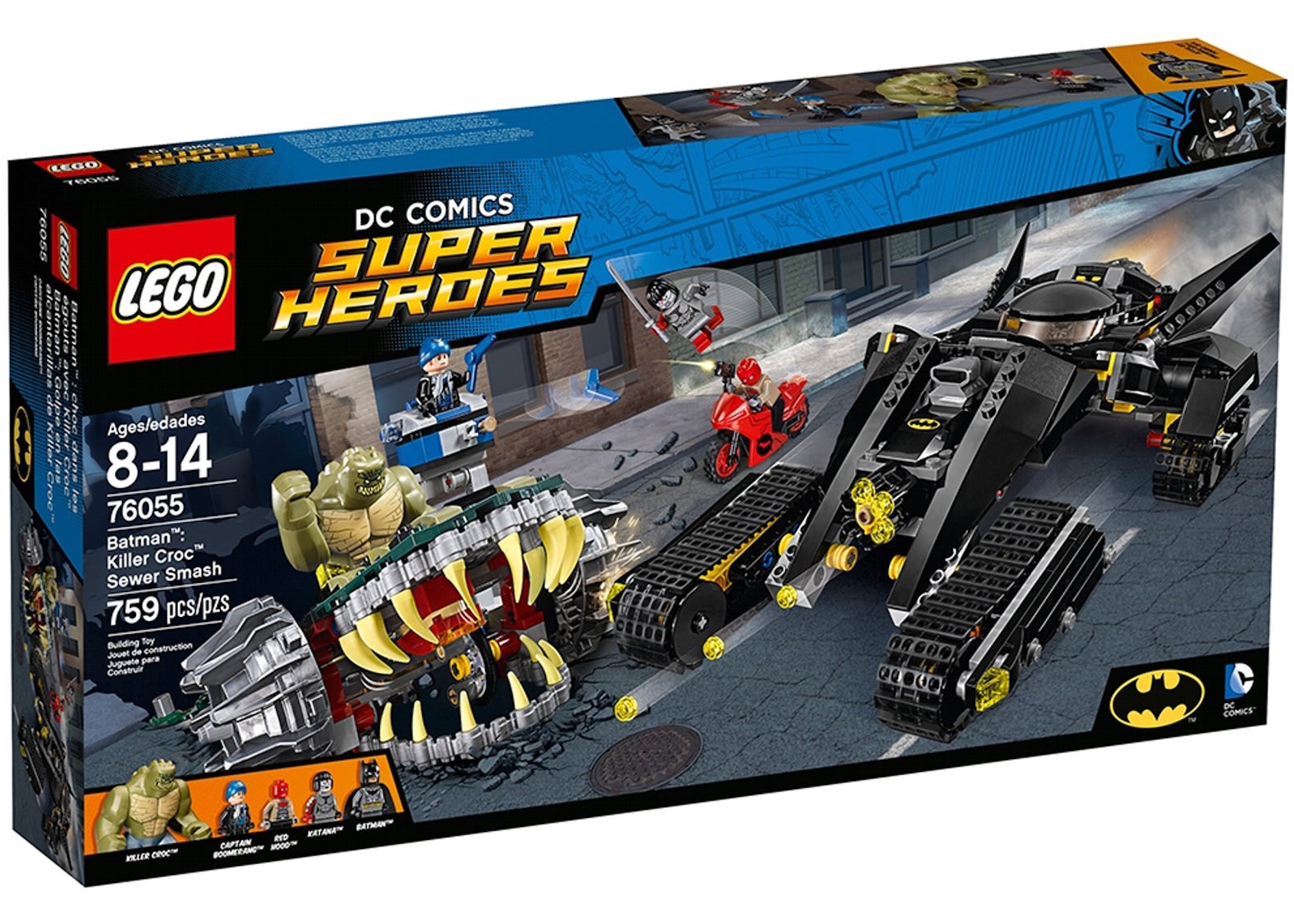 LEGO DC Comics Super Heroes Batman: Killer Cros Sewer Smash Set