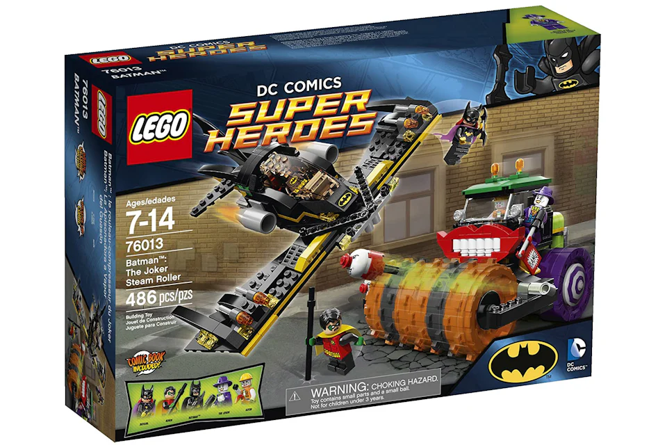 LEGO DC Comics Super Heroes Batman: The Joker Steam Roller Set 76013