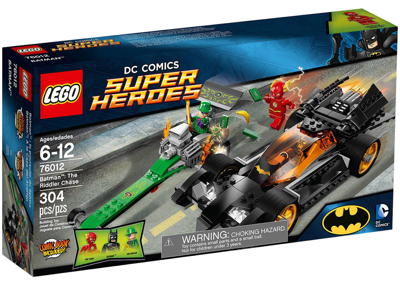 LEGO DC Comics Super Heroes Batman: The Riddler Chase Set 76012 - SS12 - US