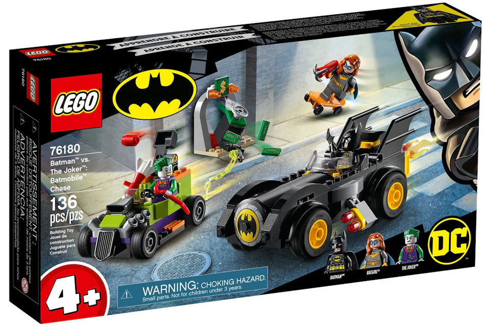 LEGO DC Comics Super Heroes Batman vs. The Joker: Batmobile Chase Set 76180