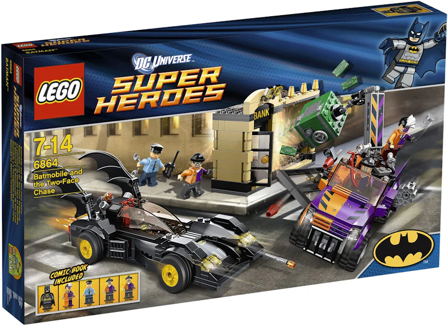 LEGO DC Comics Super Heroes Batmobile and the Two-Face Chase Set 6864 -  FW11 - US