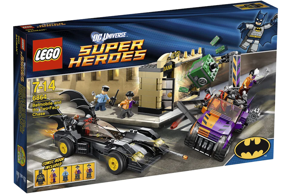 LEGO DC Comics Super Heroes Batmobile and the Two-Face Chase Set 6864