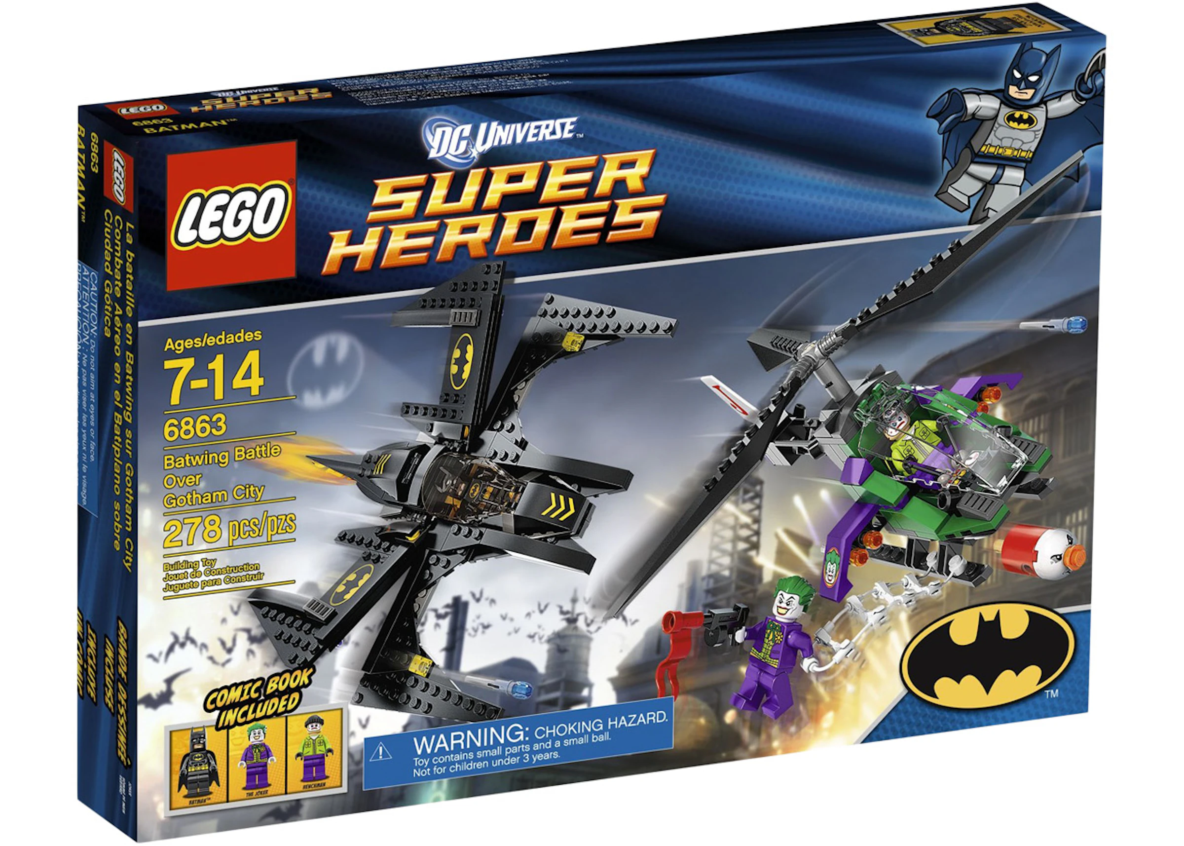spray Portrait wheel LEGO DC Comics Super Heroes Batwing Battle Over Gotham City Set 6863 - SS21  - US