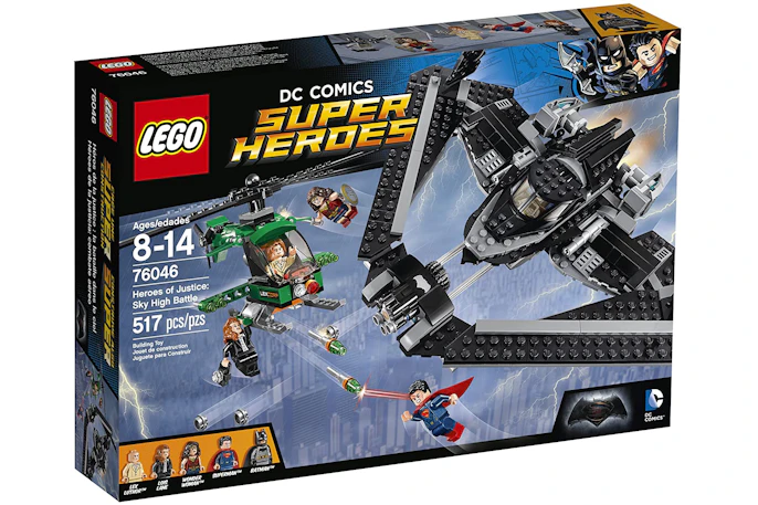 temerario Laboratorio papa LEGO DC Comics Super Heroes Heroes of Justice: Sky High Battle Set 76046 -  ES