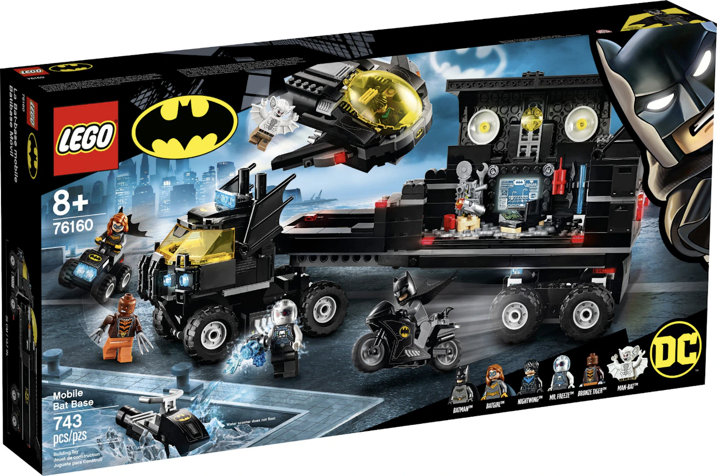 LEGO DC Comics Super Heroes Mobile Bat Base Set 76160 - US