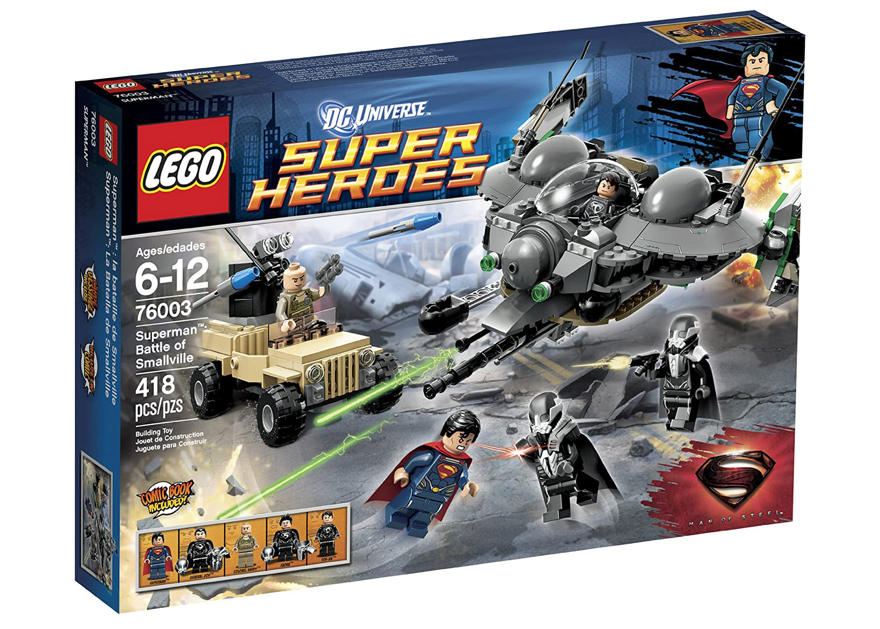 LEGO DC Comics Super Heroes Brainiac Attack Set 76040 - SS14 - US
