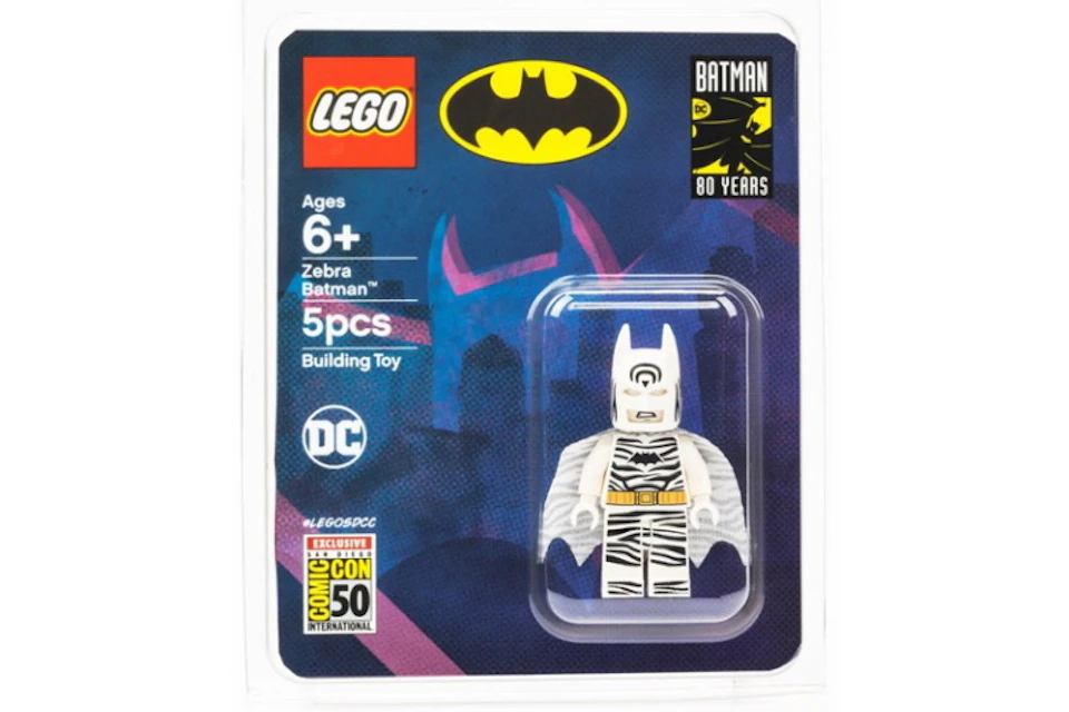 LEGO DC Comics Zebra Batman 2019 SDCC Exclusive Minifigure