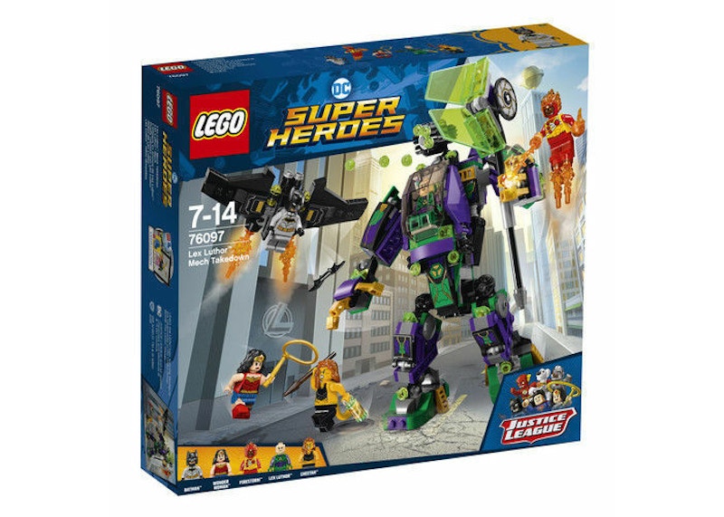 LEGO DC Super Heroes Lex Luthor Mech Takedown Set 76097 US