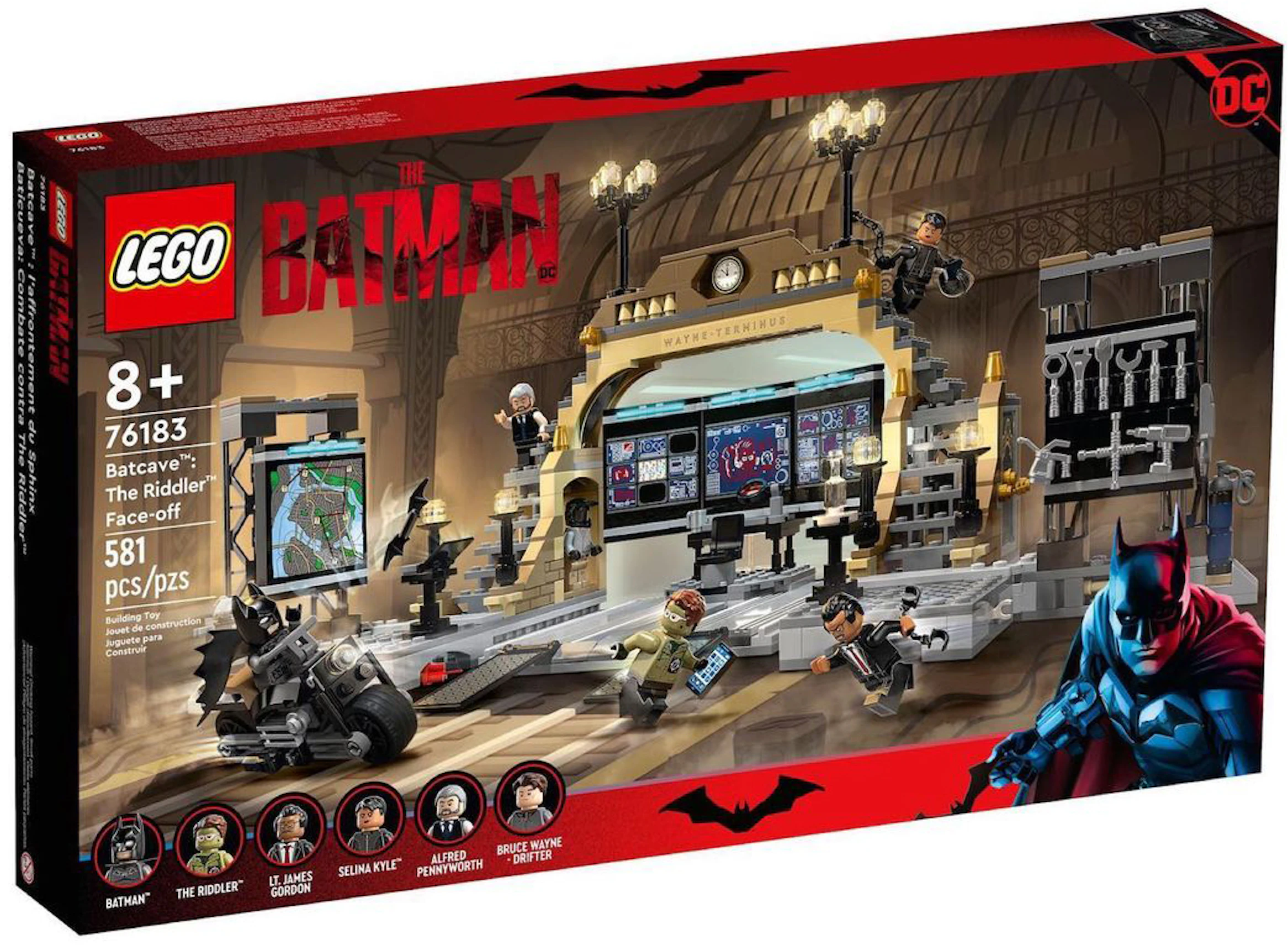 LEGO DC The Batman Batcave: The Riddler Face-Off Set 76183 - FW21 - US