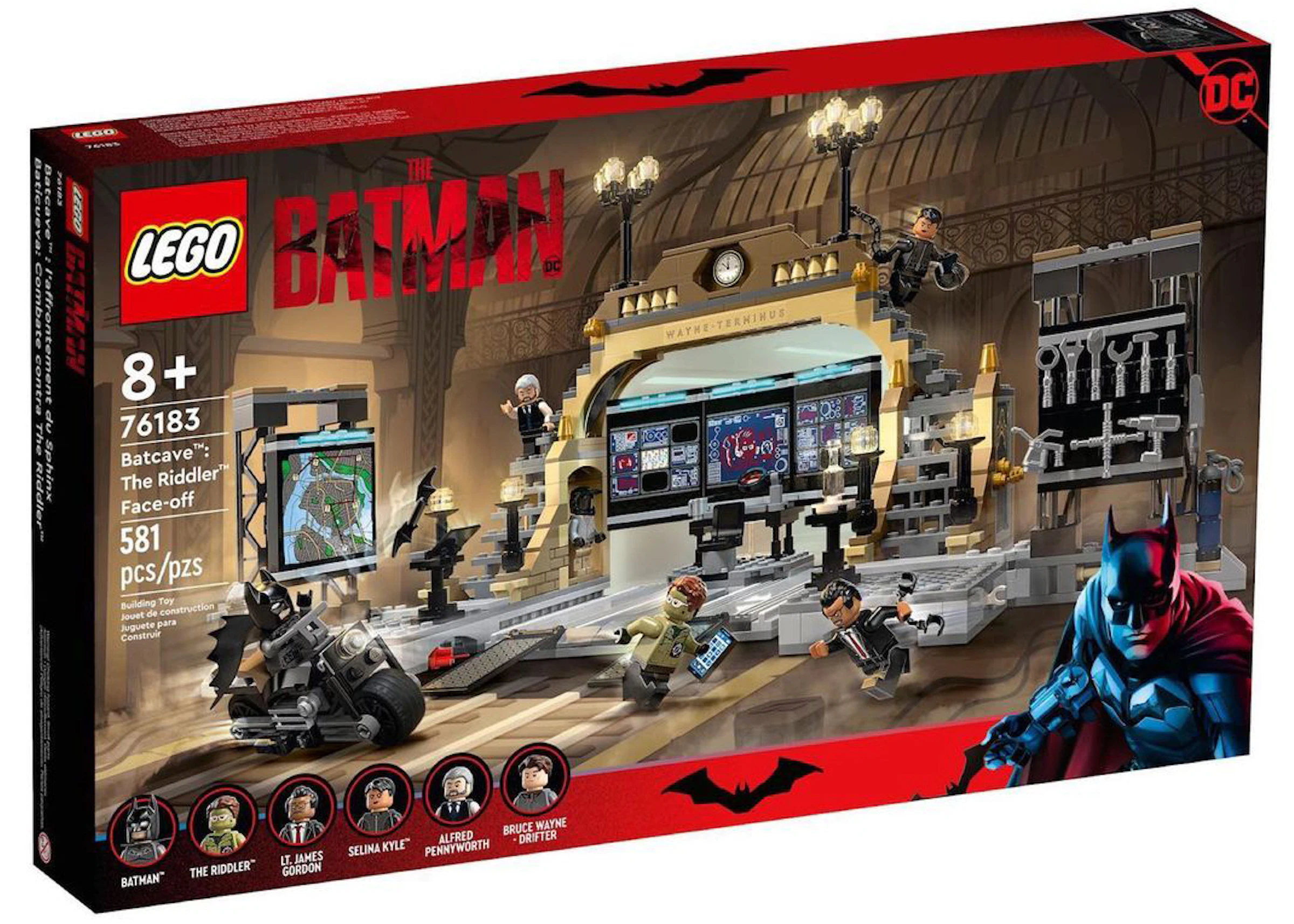 LEGO DC The Batman Batcave: The Riddler Face-Off Set 76183 - FW21 - US