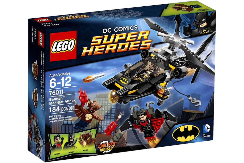 tijeras cada vez Sermón LEGO DC Universe Super Heroes Batman: Man-Bat Attack Set 76011 - ES