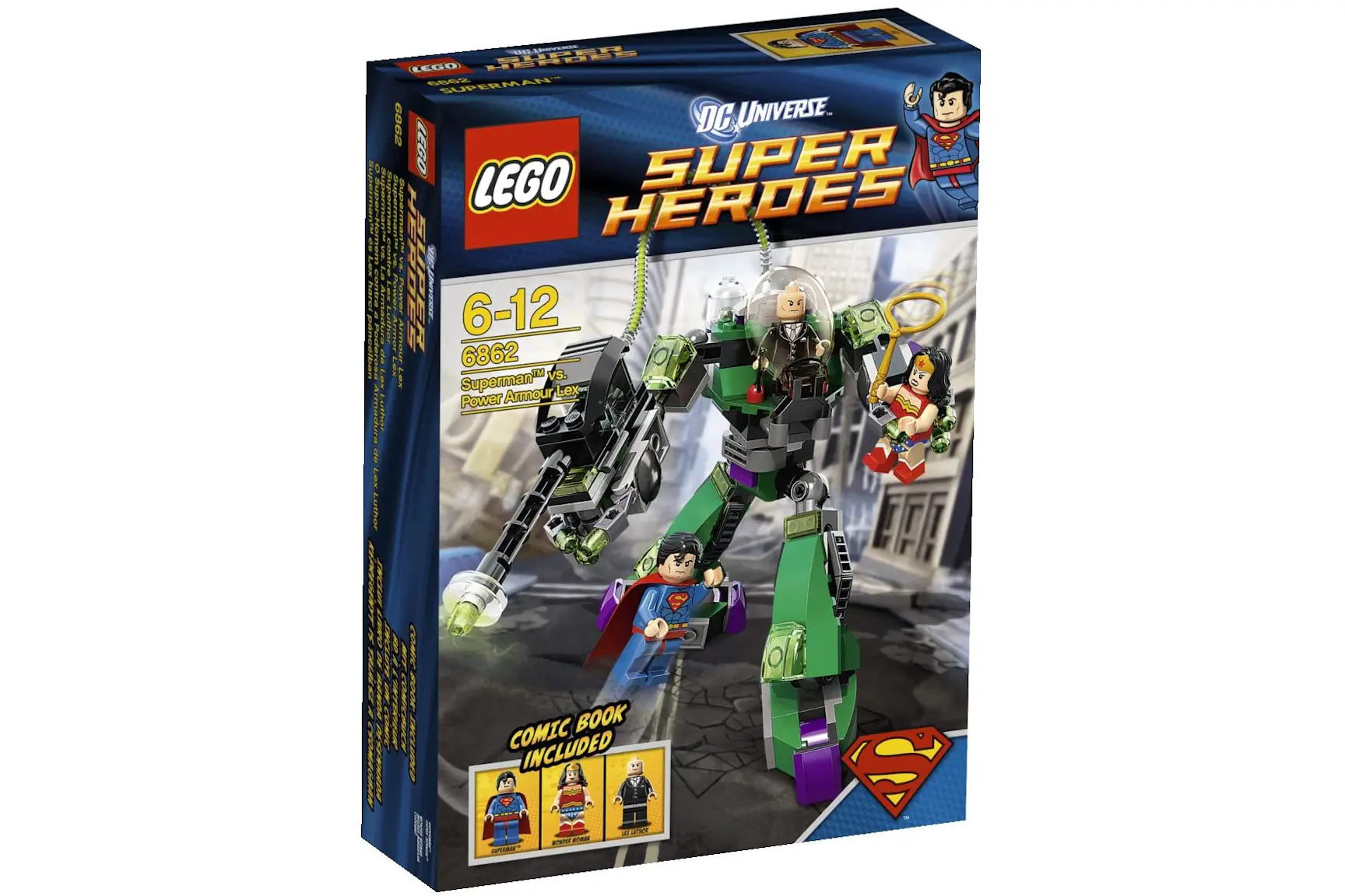 LEGO DC Universe Super Heros Superman- Superman Vs. Power Armour Lex ...