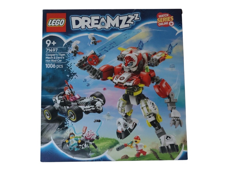 LEGO DREAMZzz Cooper's Tiger Mech & Zero's Hot Rod Car Set 71497 - JP