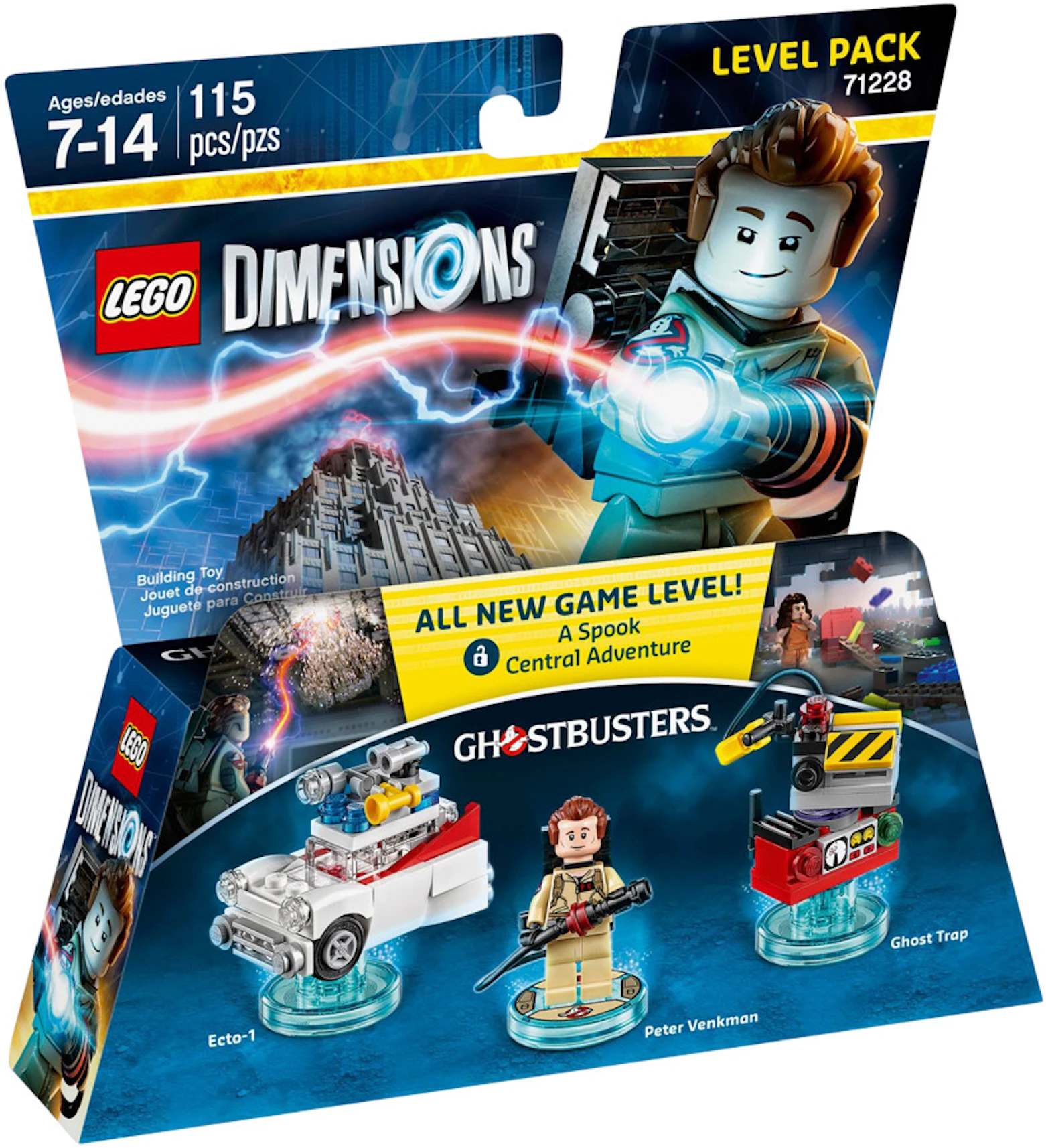 Jumping jack wazig oog LEGO Dimensions Ghostbusters Level Pack Set 71228 - SS16 - US