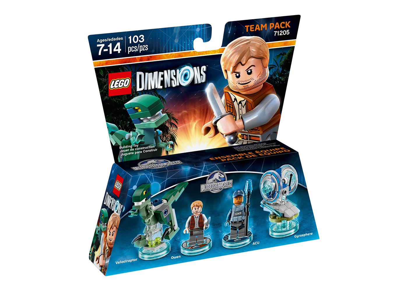Lego Dimensions Team Pack Jurassic World 71205 TOP 