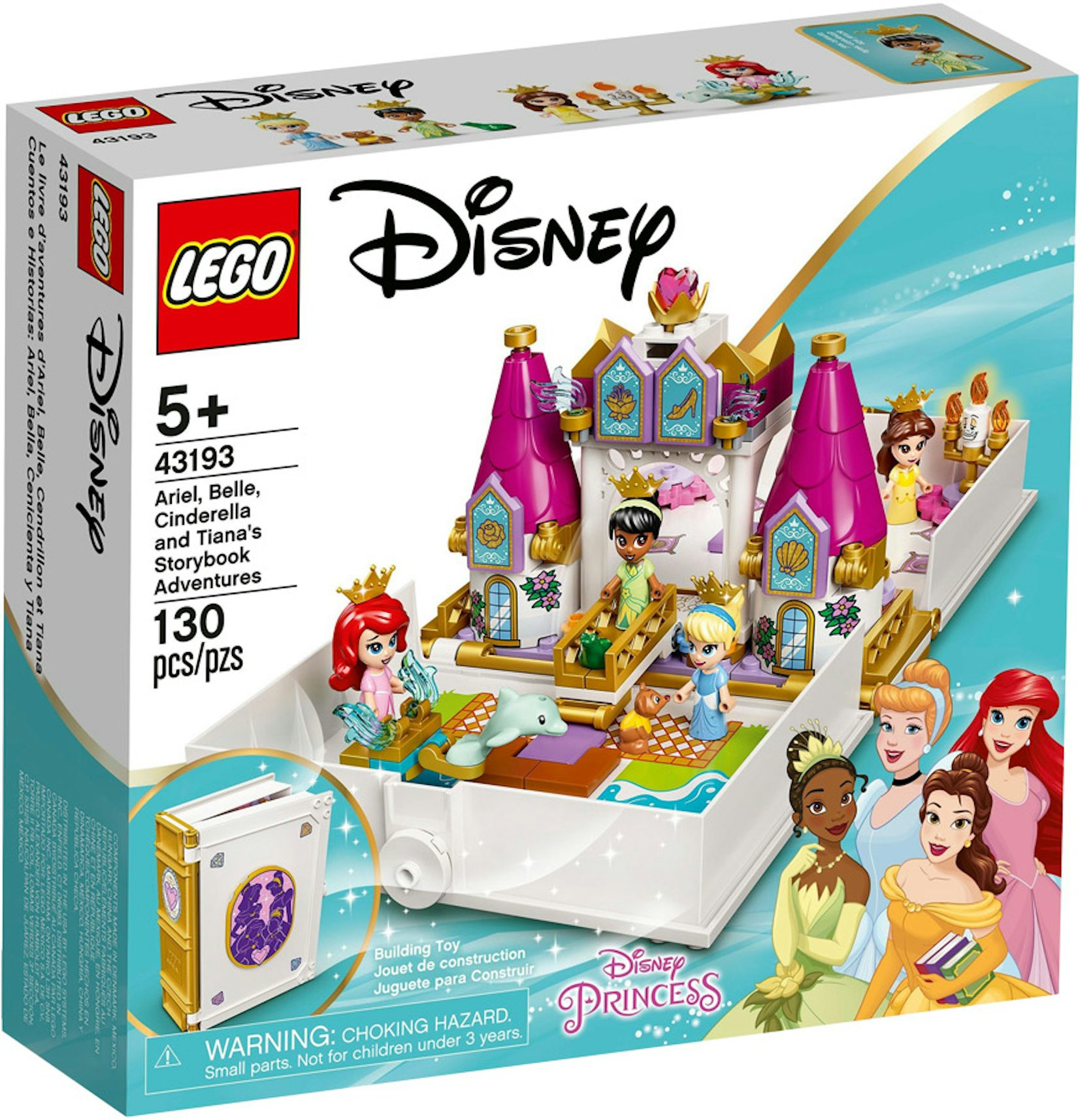 LEGO® 43193 Disney Les Aventures d'Ariel, Belle, Cendrillon et