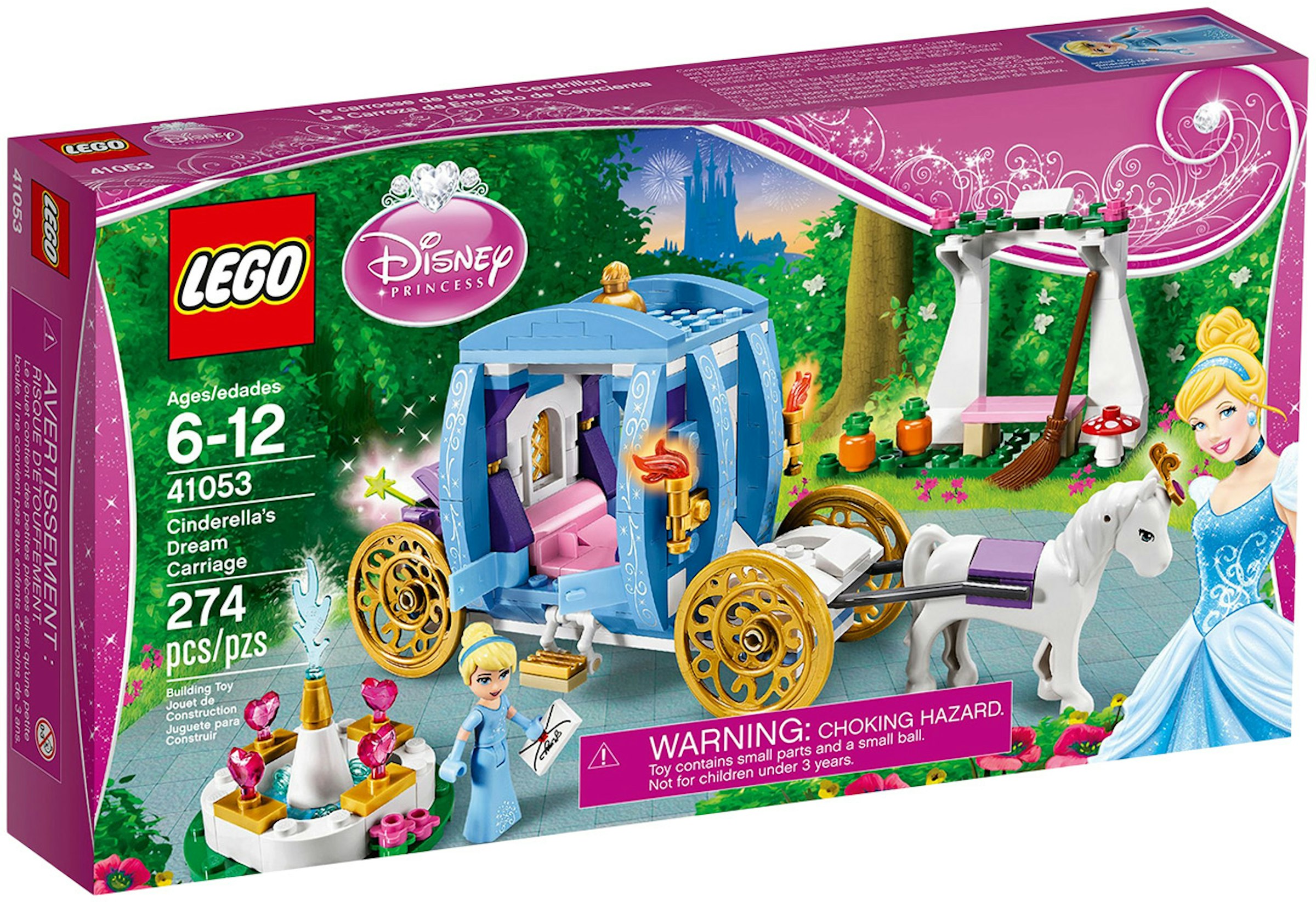 Håndværker krig Trolley LEGO Disney Cinderella's Dream Carriage Set 41053 - FW16 - US