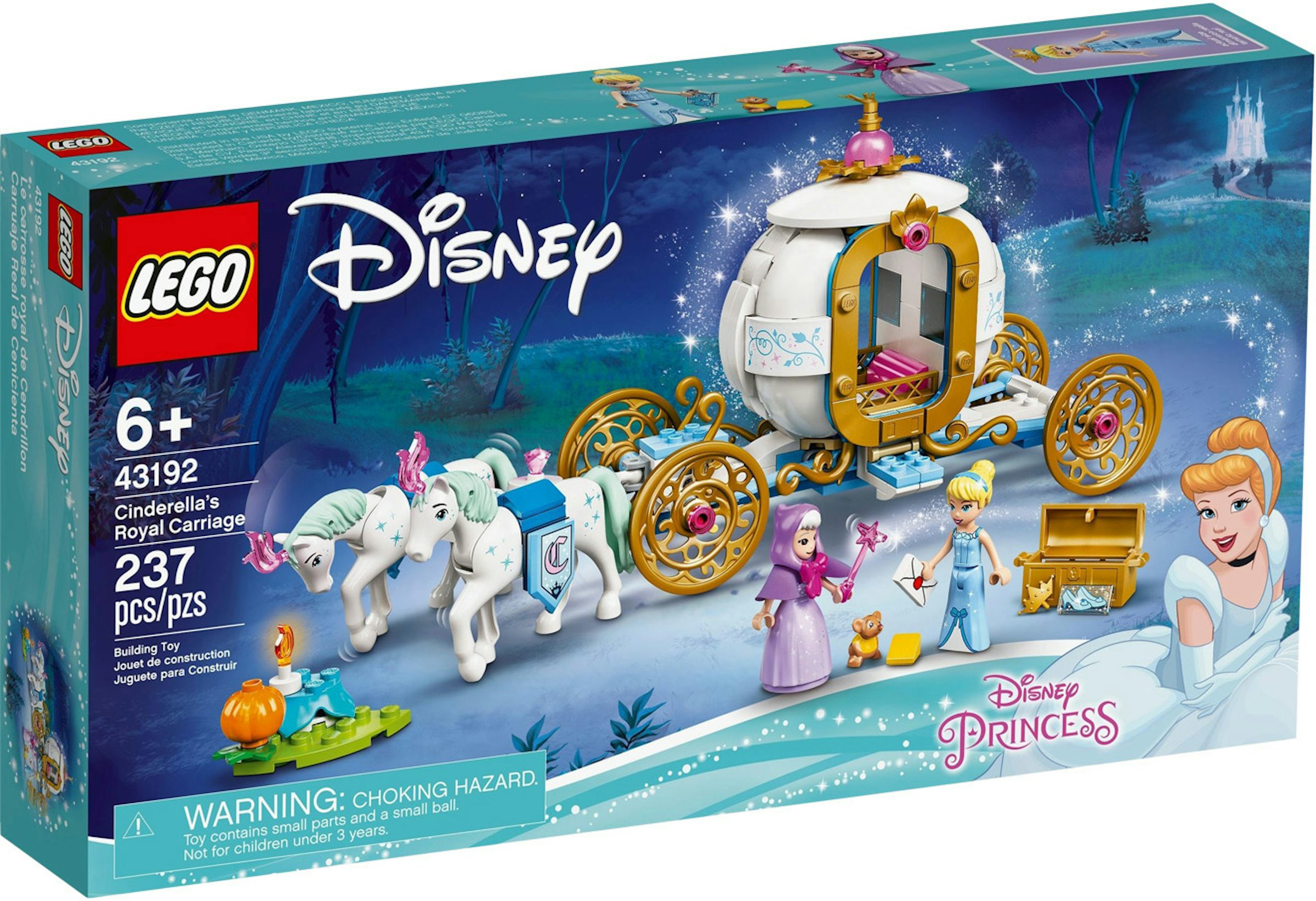 LEGO Disney Princess Palace Pets Pumpkin's Royal Carriage Set