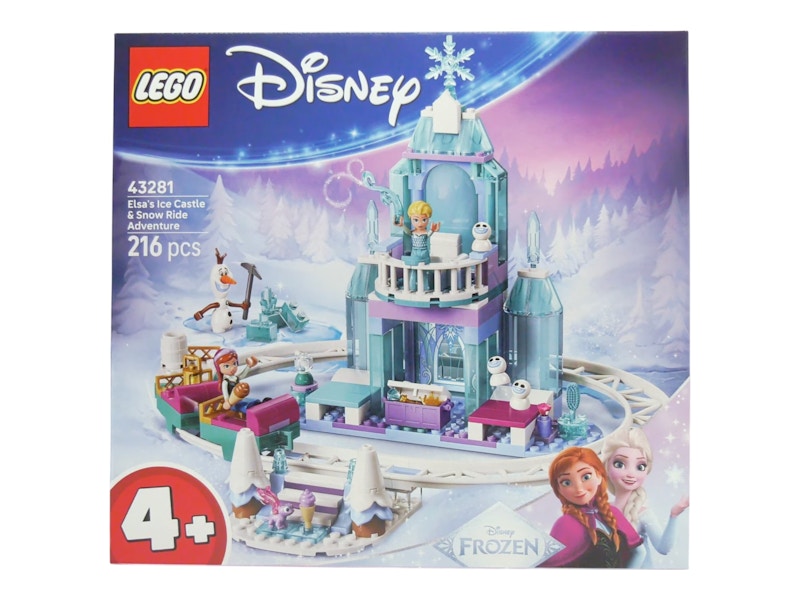 LEGO Disney Elsa's Ice Castle & Snow Ride Adventure Set 43281