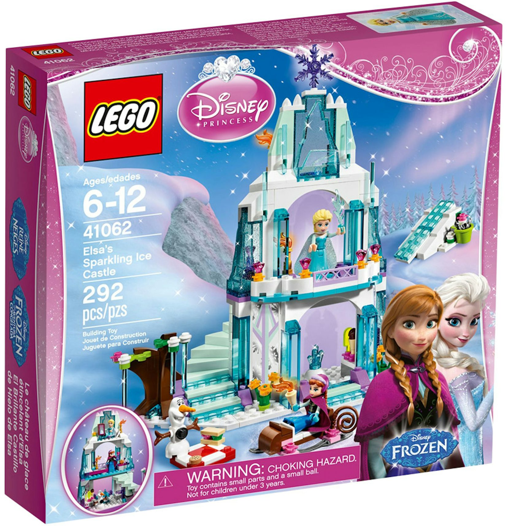LEGO Disney Elsa's Sparkling Ice Castle Set 41062 - SS14 - US