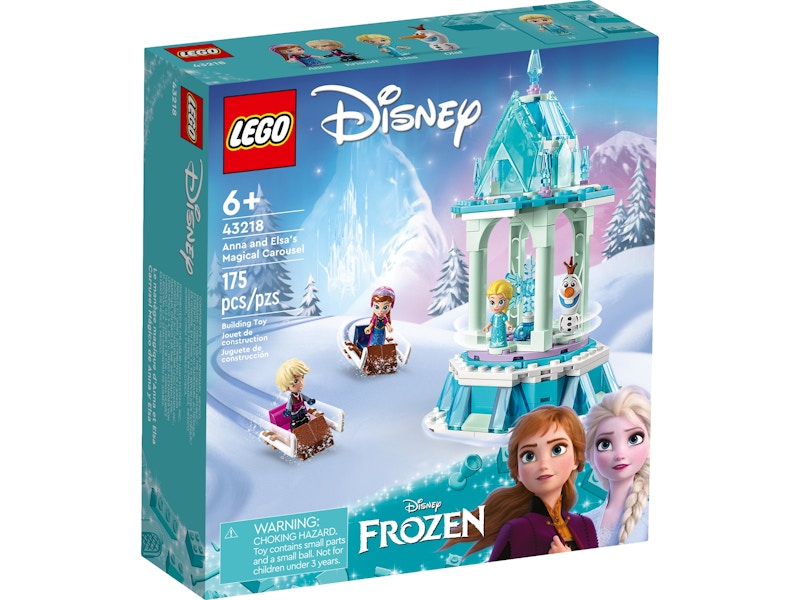 LEGO Disney Frozen Anna and Elsa s Magical Carousel Set 43218 US