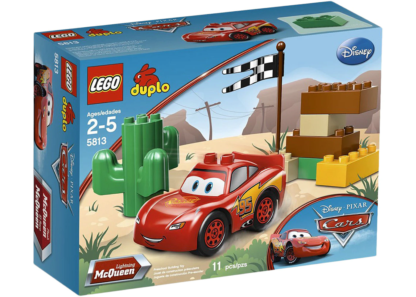 Lego Disney Pixar Cars Duplo Lightning Mcqueen Set 5813 Gb Lego Disney Pixar Cars Duplo Lightning Mcqueen Set 5813 Gb