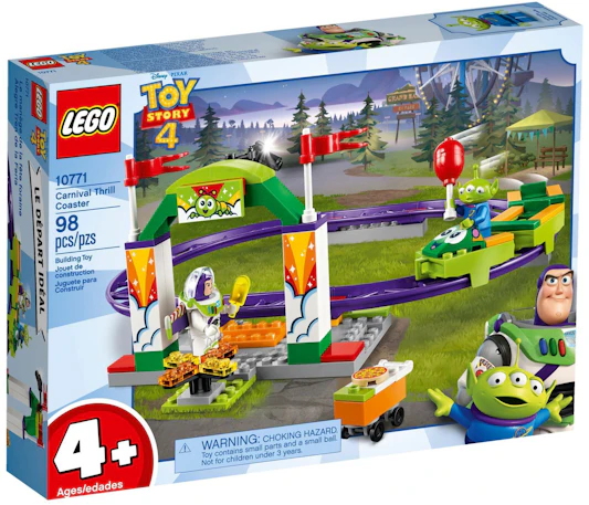 LEGO Disney Pixar's Toy 4 Carnival Thrill Coaster Set 10771 - ES
