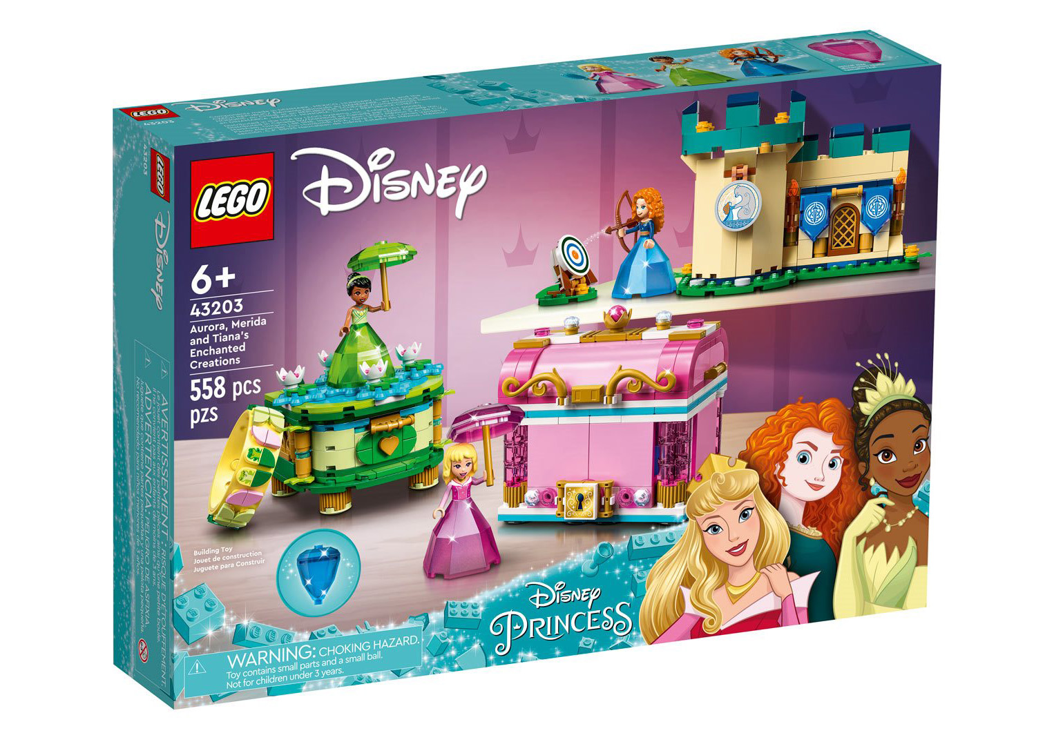 LEGO Disney Princess Aurora, Merida and Tiana's Enchanted 