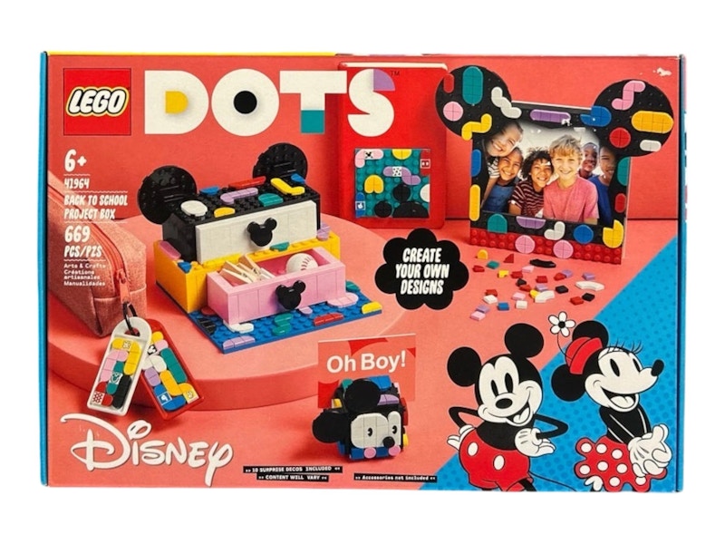 Cofanetto LEGO Dots Topolino e Minnie Mouse per il ritorno a scuola 41964