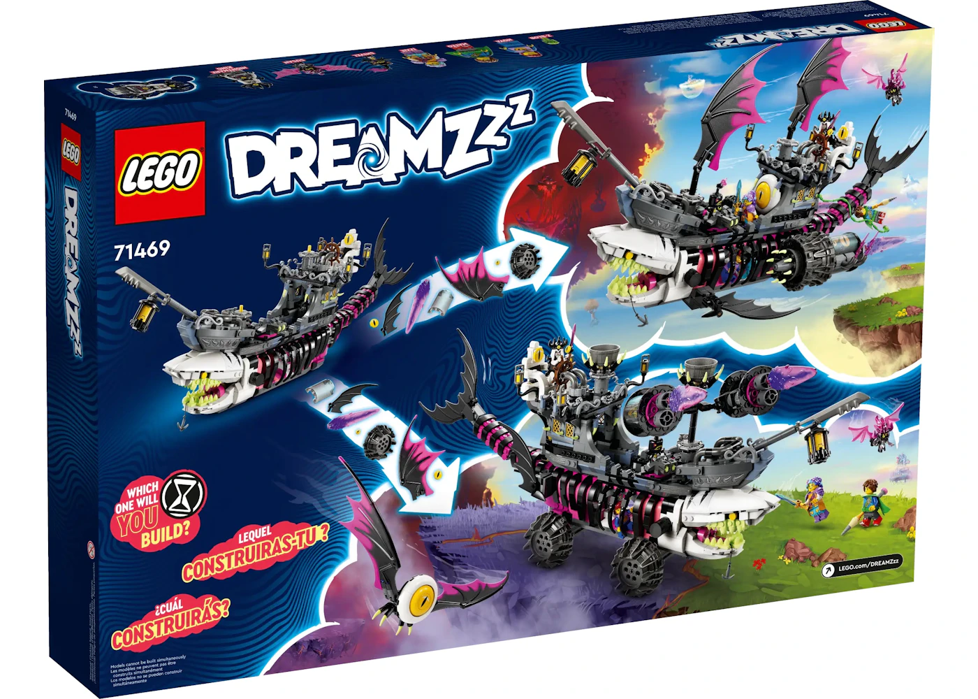 LEGO Dreamzzz Nightmare Shark Ship Set 71469 - US