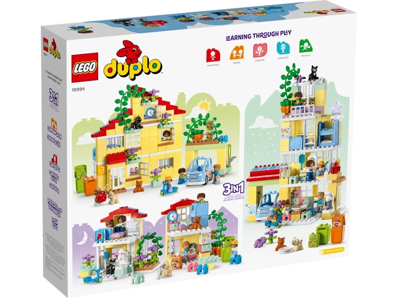 LEGO Duplo 3in1 Family House Set 10994 US