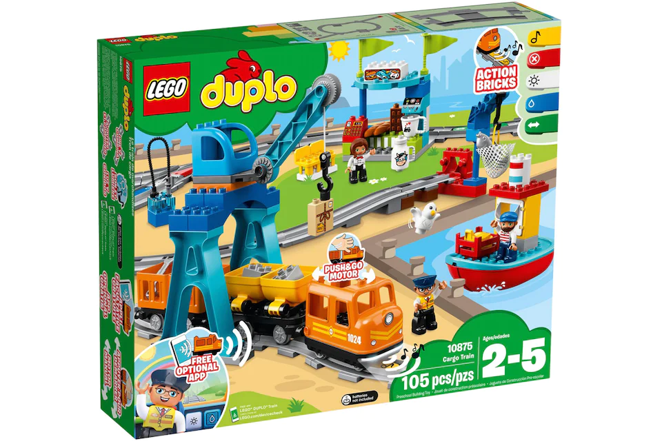 LEGO Duplo Cargo Train Set 10875