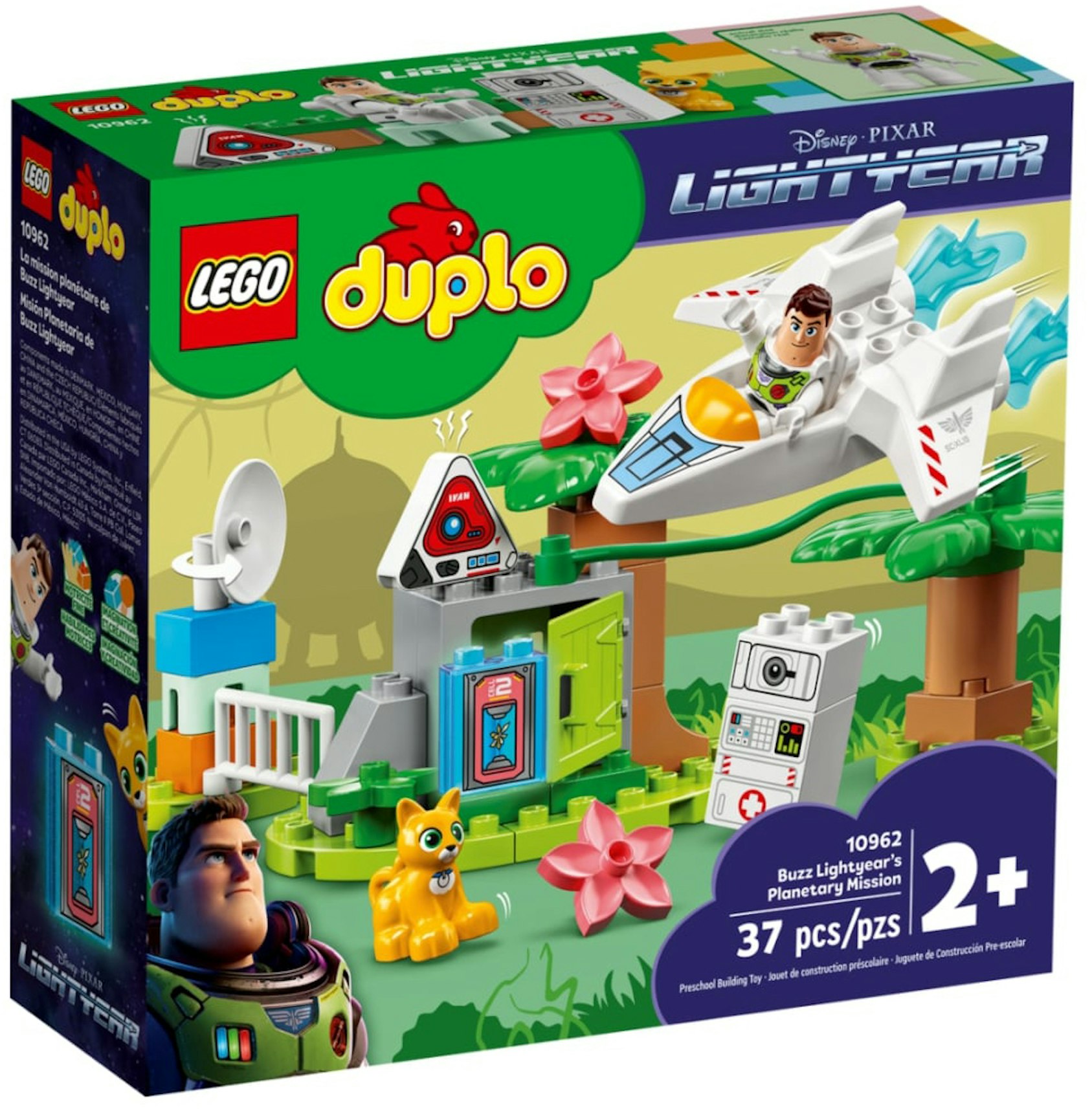 Junior let gidsel LEGO Duplo Disney Lightyear Buzz Lightyear's Planetary Mission Set 10962 -  US