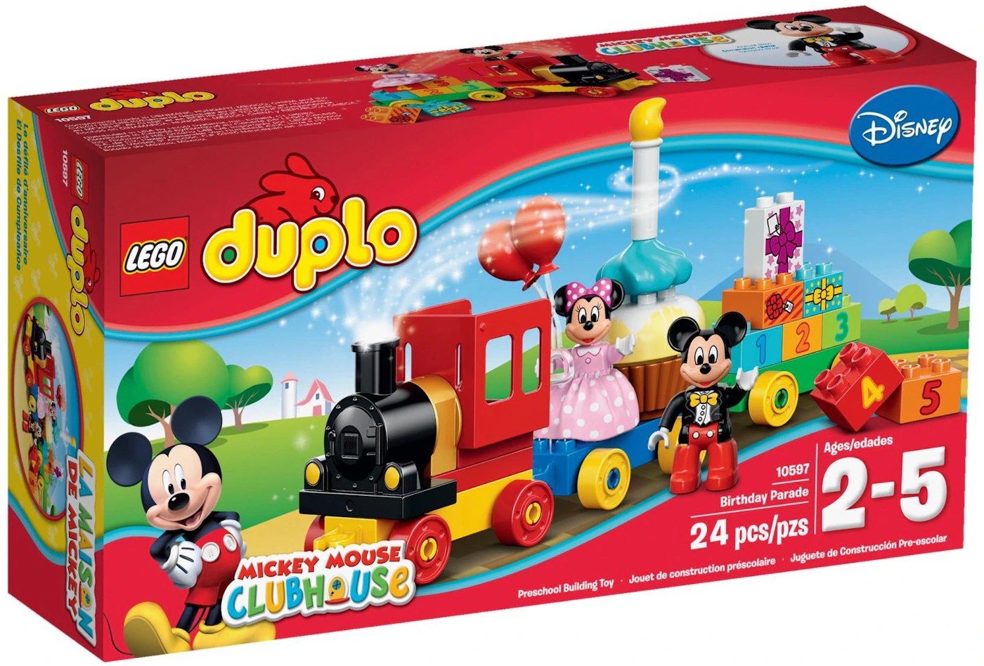 schakelaar Boven hoofd en schouder Donau LEGO Duplo Disney Mickey & Minnie Birthday Parade Set 10597 - JP