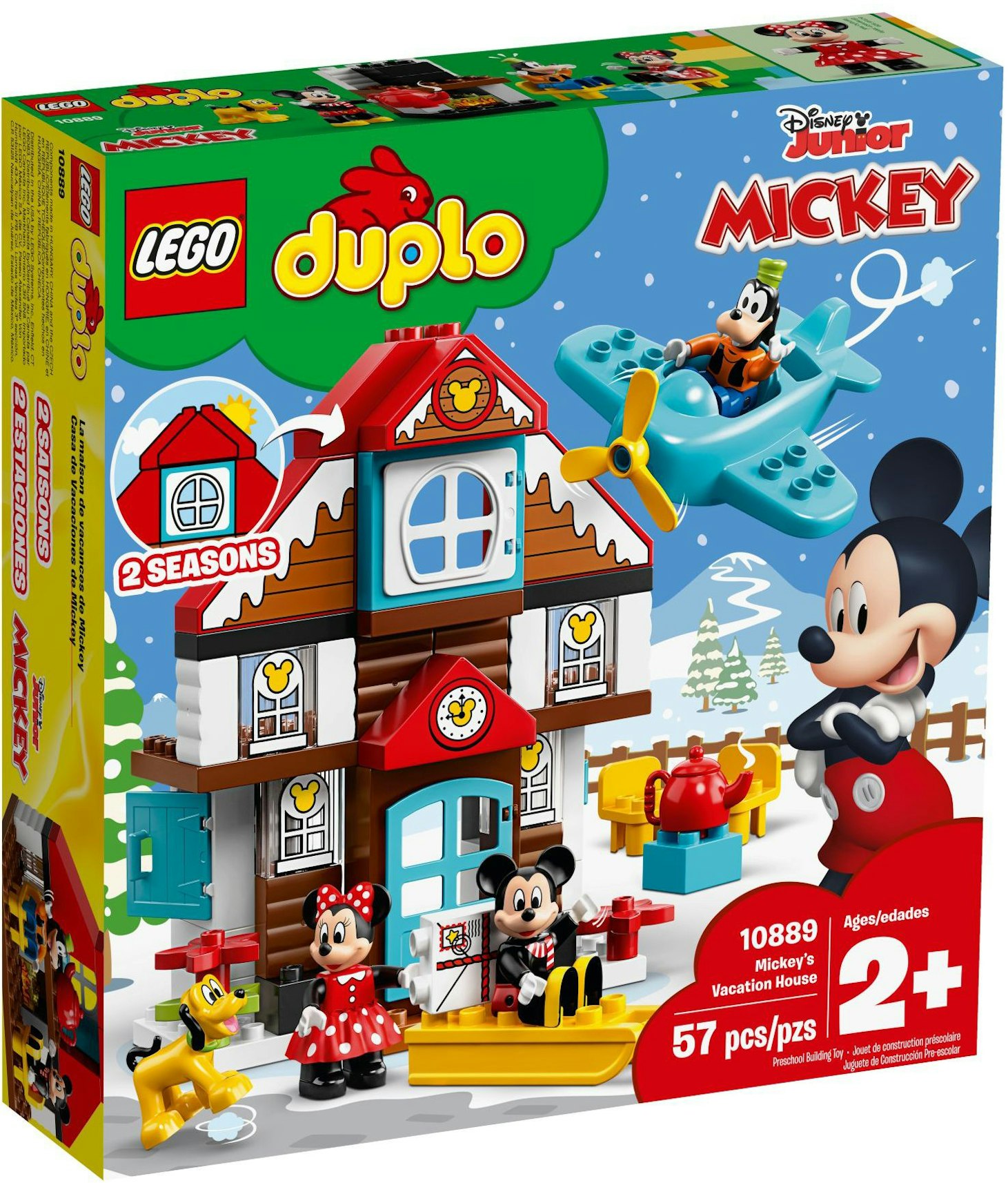 Gracioso Senado Caramelo LEGO Duplo Disney Mickey's Vacation House Set 10889 - US