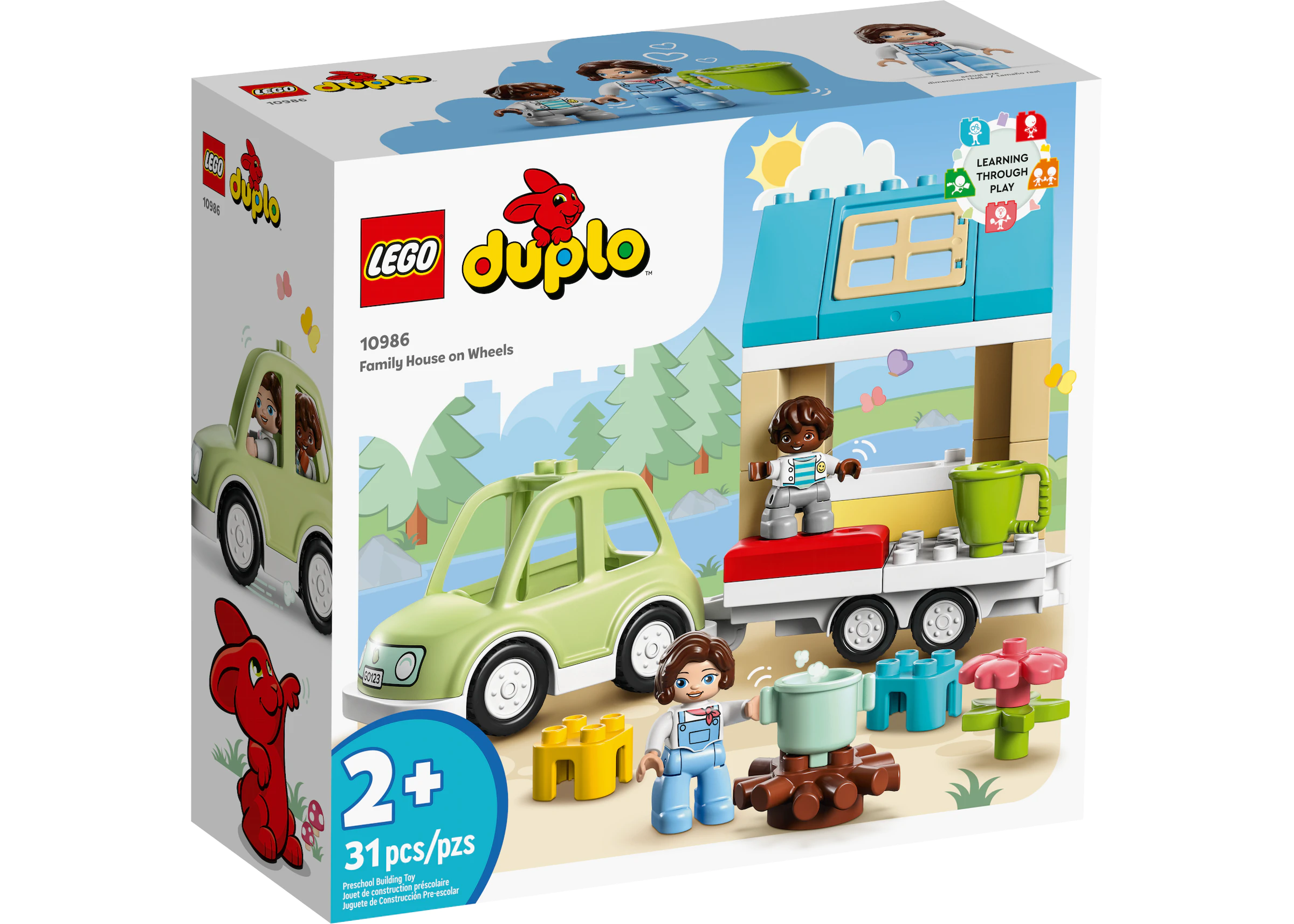 Buitensporig teller Kaliber LEGO Duplo Family House on Wheels Set 10986 - JP