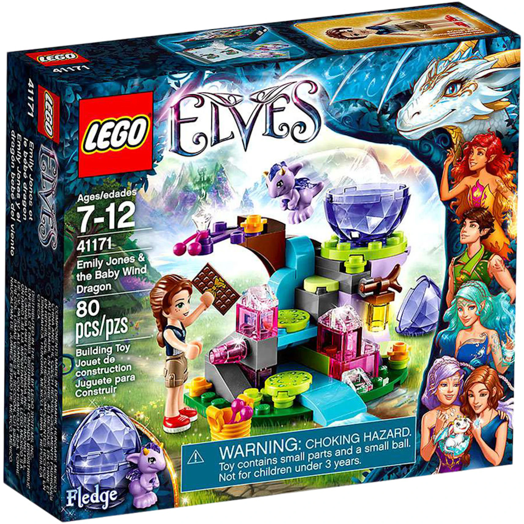 LEGO Elves Emily Jones u0026 The Baby Wind Dragon Set 41171 - US