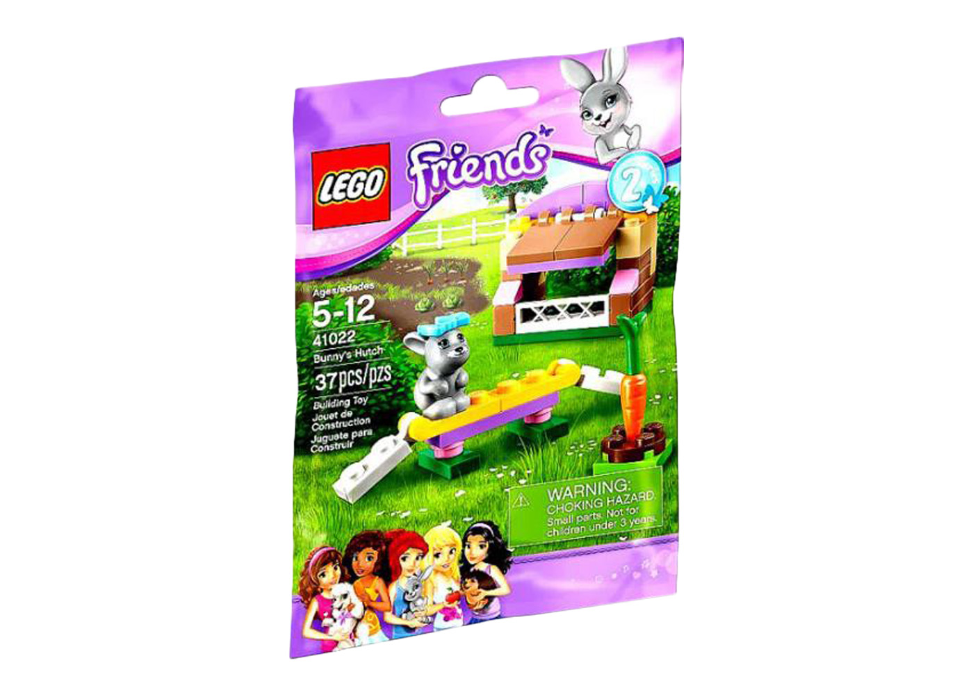 New Lego Friends Bunny s Hutch 41022  Pet rabbit  series 2 No longer sold 