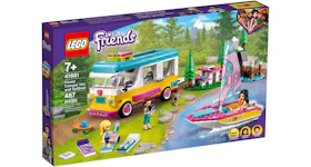 LEGO Friends Forest Camper Van and Sailboat Set 41681