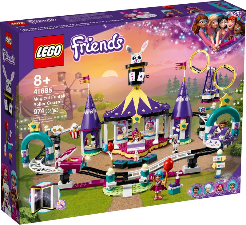 LEGO Friends Magical Funfair Roller Coaster Set 41685 
