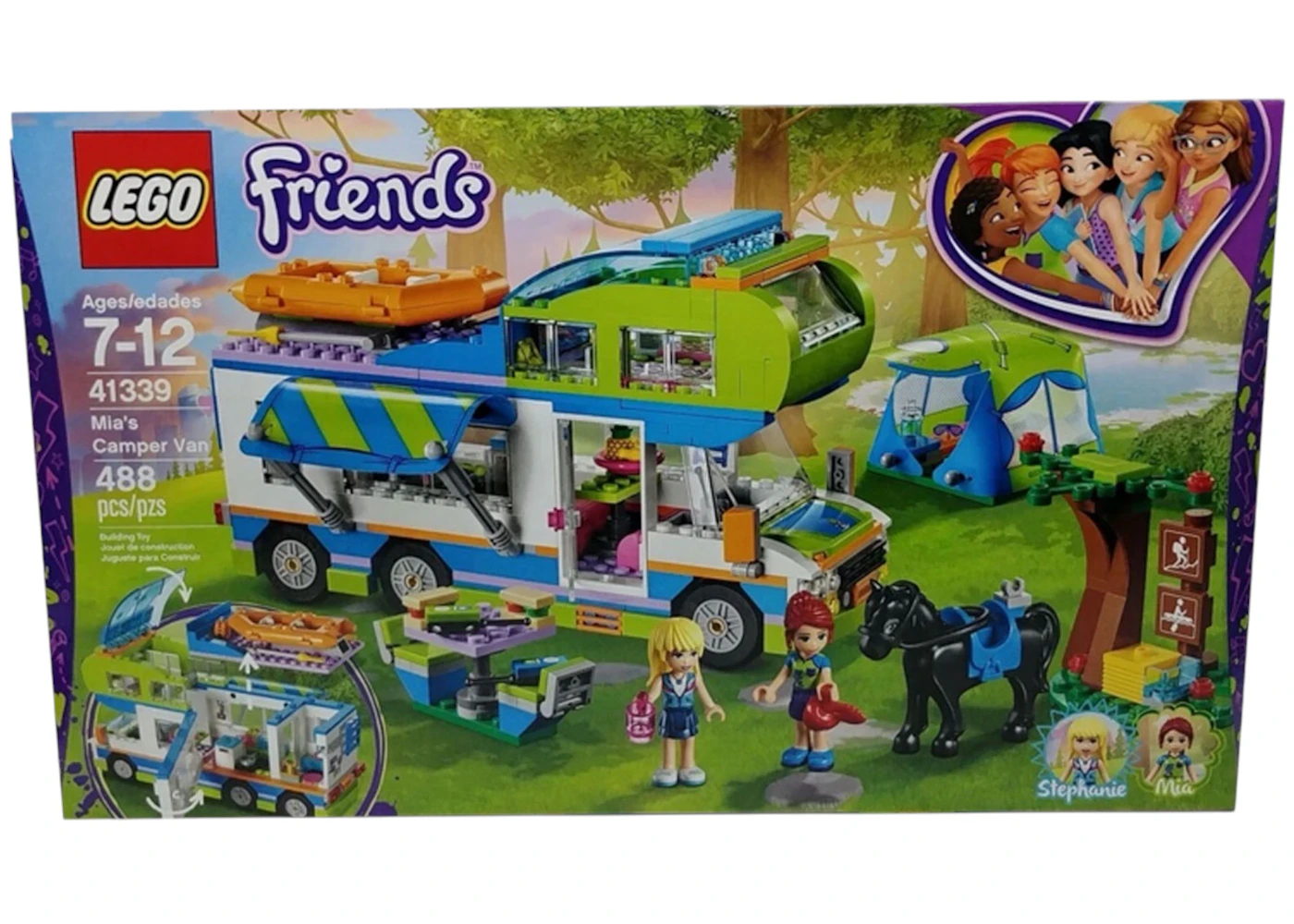 LEGO Friends Mia Camper Van Set 41339 - GB