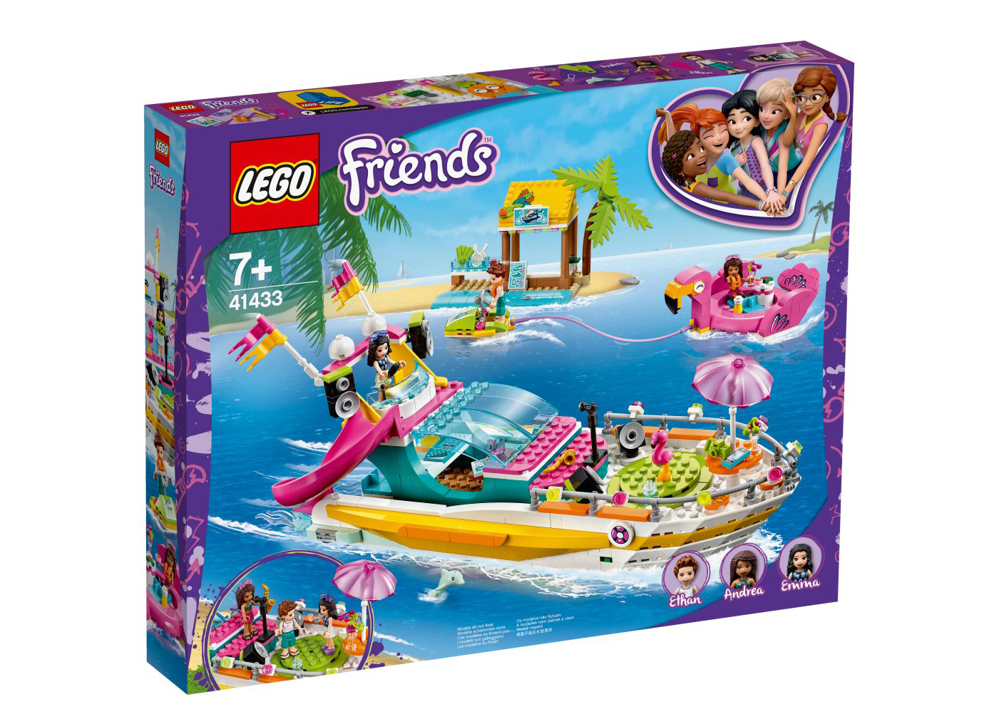 LEGO Friends Rescue Mission Boat Set 41381 - GB