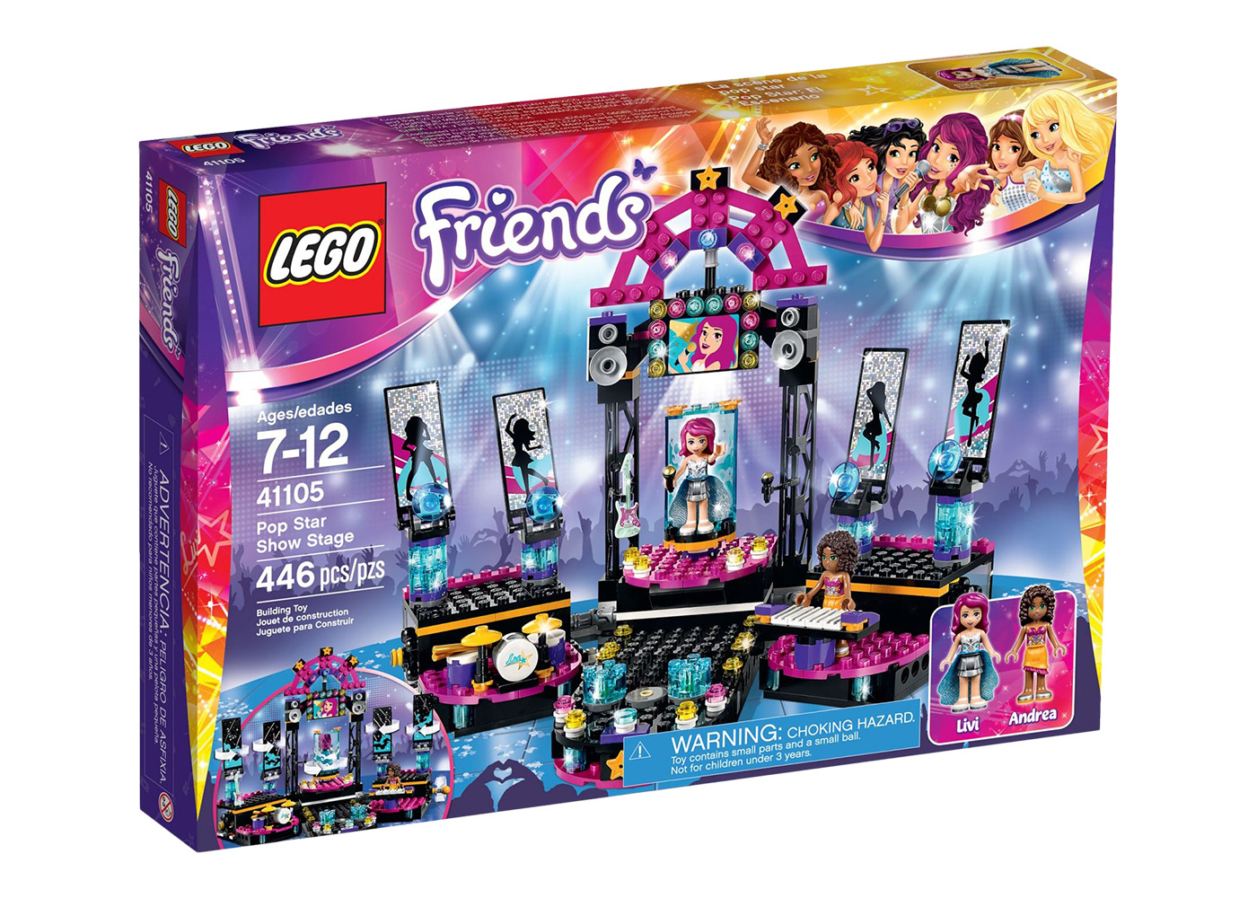 LEGO Friends Pop Star Show Stage Set 41105 - US